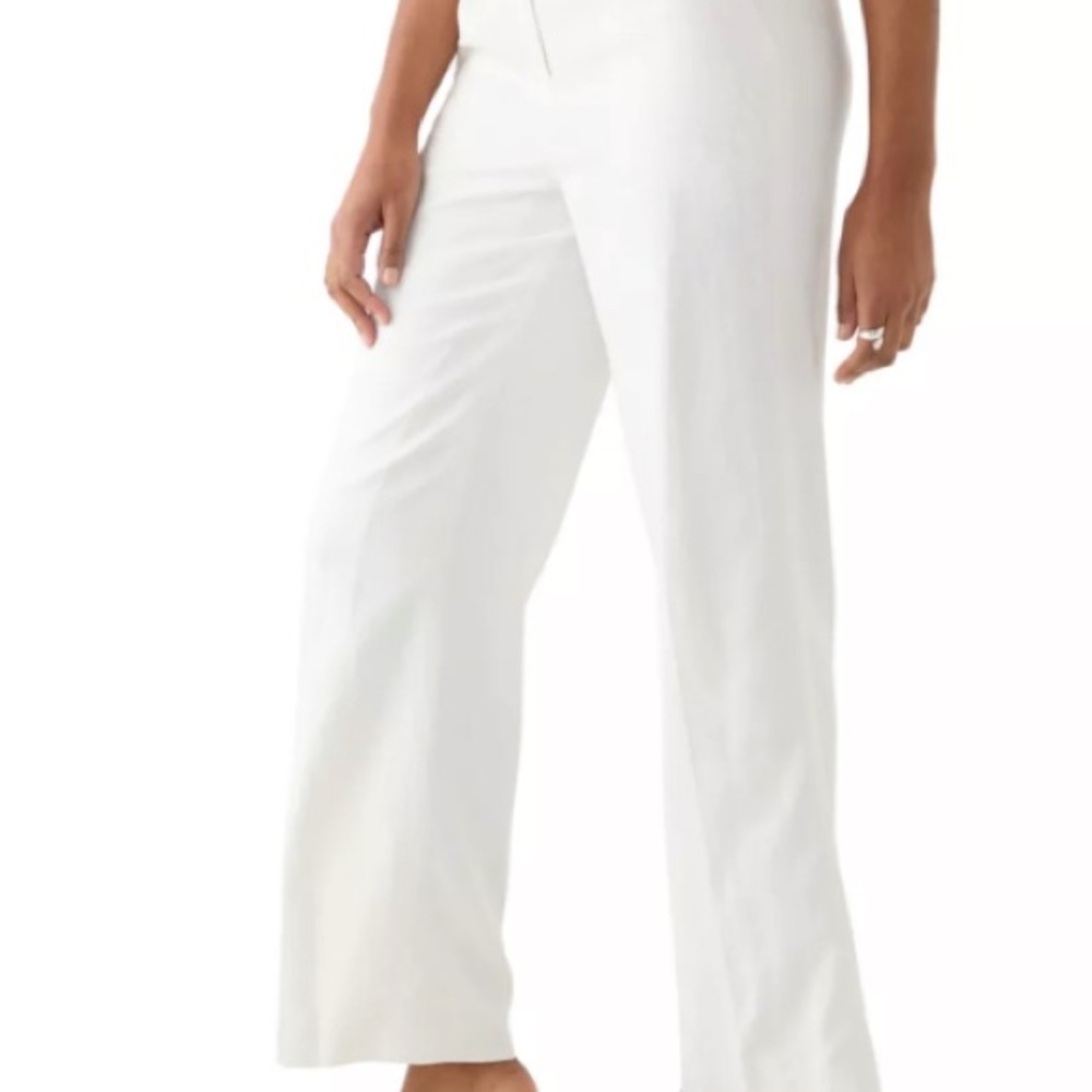 Collegiate The Limited Crisp White Women's business casual Trousers - Picture 3 of 6